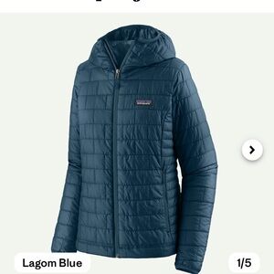 Patagonia nanopuff hoody Lagom blue XL